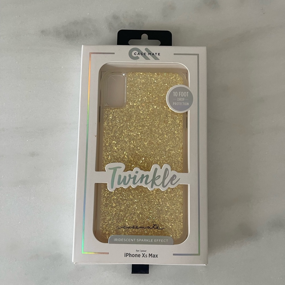 Case-Mate Twinkle Gold Case for iPhone Xs Max